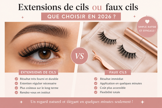Extensions de cils ou faux cils ?