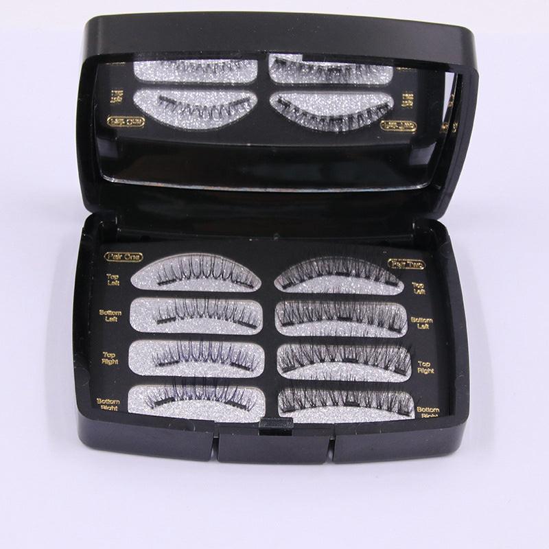 Pose faux cils magnétiques sans colle