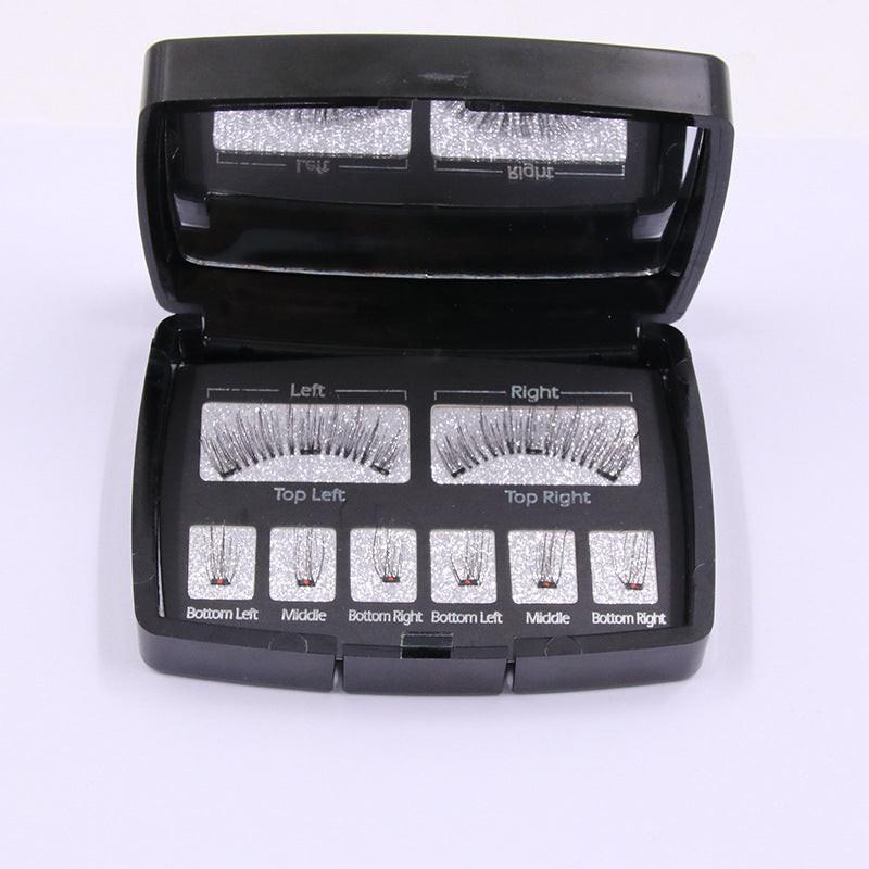 Pose faux cils magnétiques sans colle