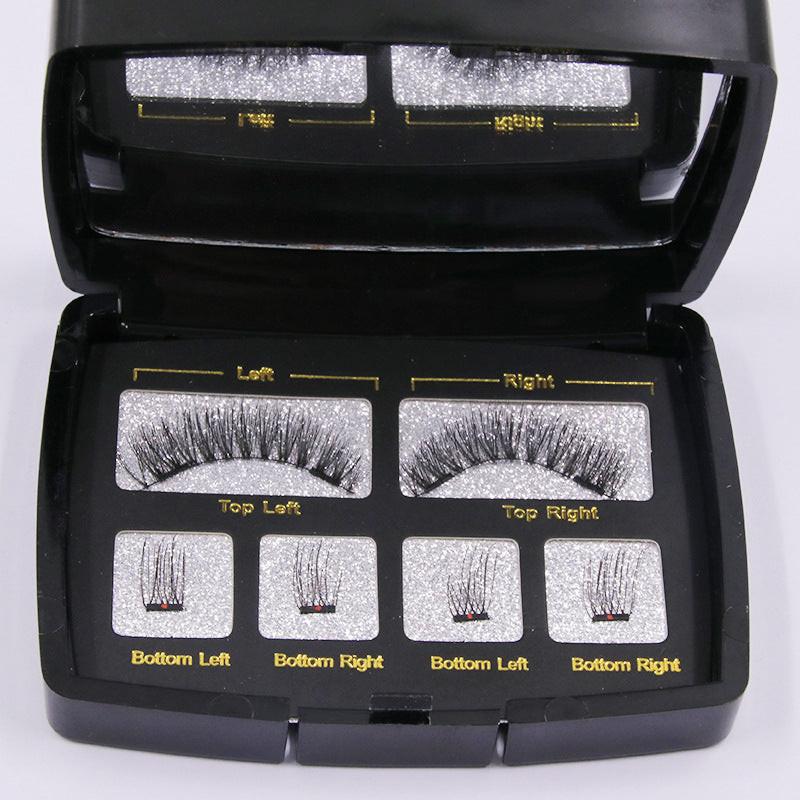 Pose faux cils magnétiques sans colle